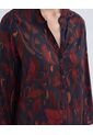 Blusa Para Mujer Manga 3/4 Color Azul  Marca Ostu #40121036 de Ostu