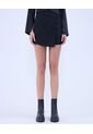 Falda Para Mujer Corto Color Negro Marca Ostu #40140160 de Ostu