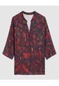 Blusa Para Mujer Manga 3/4 Color Azul  Marca Ostu #40121036 de Ostu