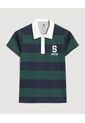 Polo Infantil Niño Manga Corta Color Verde Marca Ostu #80110109 de Ostu