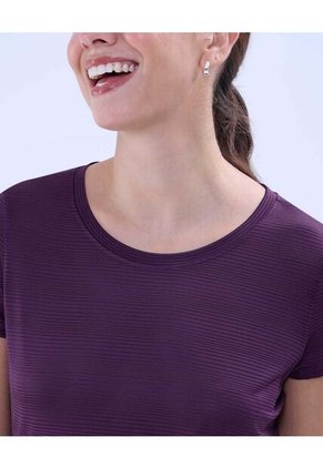 Camiseta Para Mujer Manga Corta Color Morado Marca Ostu #40092271