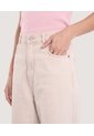 Jean Barrel   Para Mujer Beige Ostu de Ostu