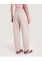 Jean Barrel   Para Mujer Beige Ostu de Ostu