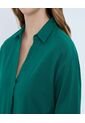 Camisa Para Mujer Manga 3/4 Color Verde Marca Ostu #40010298 de Ostu