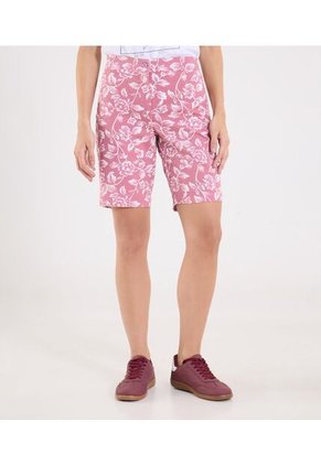 Bermuda Para Mujer Regular Corto Color Morado Marca Ostu #40100113