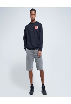 Buzo Para Hombre Cuello Redondo Color Negro Marca Ostu #60060377