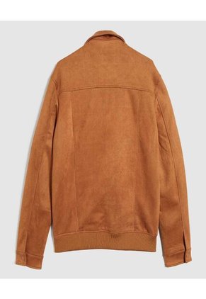 Chaqueta Para Hombre Bomber Color Café  Marca Ostu #60080160