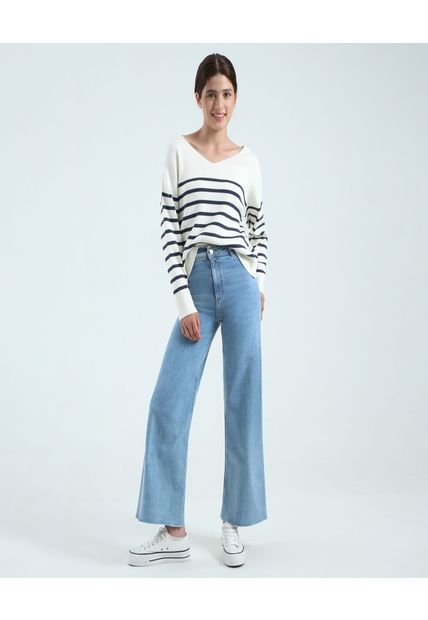 Jean Para Mujer Marine Color Azul Marca Ostu #40160384