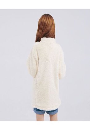 Chaqueta Para Niña Abrigo Color Beige Marca Ostu #90080034