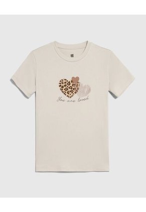 Pijama Infantil Niña M/C P/L Color Camel Marca Ostu #90040085