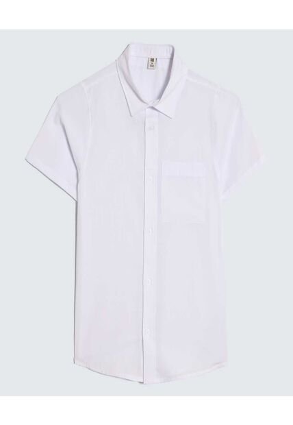 Camisa Para Niña Manga Corta Color Blanco Marca Ostu #90010012