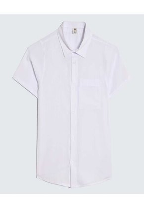 Camisa Para Niña Manga Corta Color Blanco Marca Ostu #90010012