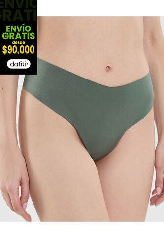 Panty Para Mujer Brasilera Color Verde Marca Ostu #40800098 Ostu