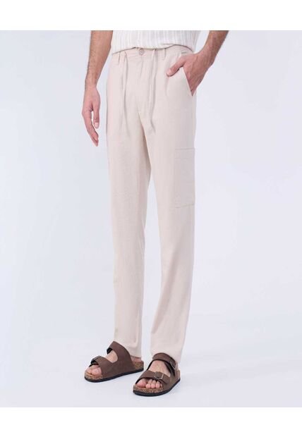 Pantalon Para Hombre  Color Beige Marca Ostu #60070446