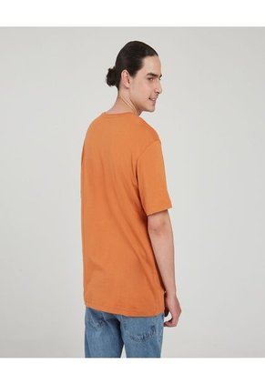 Camiseta Para Hombre Manga Corta Color Café  Marca Ostu #60091049