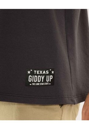 Polo Para Hombre Cuello Maquina Sin Bolsillo Color Gris Marca Ostu #60110815