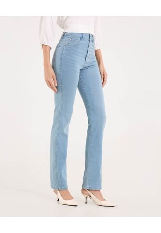 Jean Para Mujer Regular Color Azul Claro Marca Ostu #40160450 Ostu