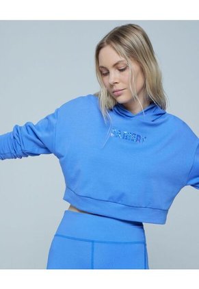 Buzo Para Mujer Hoodie Color Azul Marca Ostu #40060325