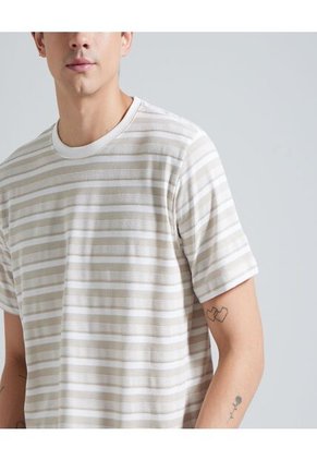 Camiseta Para Hombre Manga Corta Color Blanco Marca Ostu #60091088