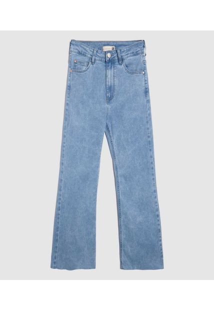 Jean Para Mujer Crop Flare Color Azul Marca Ostu #40160466