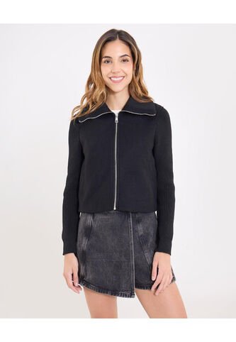 Chaqueta Para Mujer Abrigo Color Negro Marca Ostu #40080247 Ostu