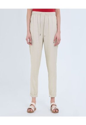 Pantalón Para Mujer Jogger Color Beige Marca Ostu #40070768