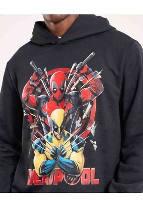 Hoodie Estampado DeadPool Para Hombre #60060578 Ostu
