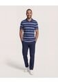 Polo  Para Hombre Cuello Tejido Con Bolsillo Color Azul Marca Ostu #60110867 de Ostu