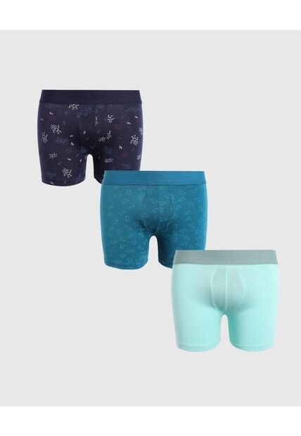 Pantaloncillo Infantil Niño Boxer Filete Medio Color Negro Marca Ostu #80000089