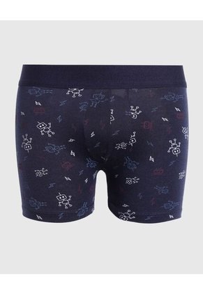 Pantaloncillo Infantil Niño Boxer Filete Medio Color Negro Marca Ostu #80000089