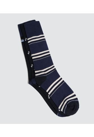 Medias Para Hombre Caña Larga Color Pack X Marca Ostu #60980201 Ostu