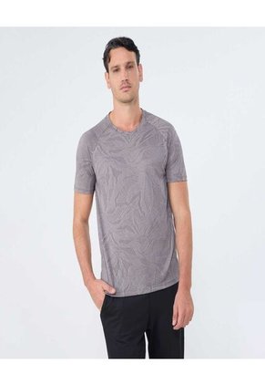 Camiseta Para Hombre Manga Corta Color Café Oscuro Marca Ostu #60091488