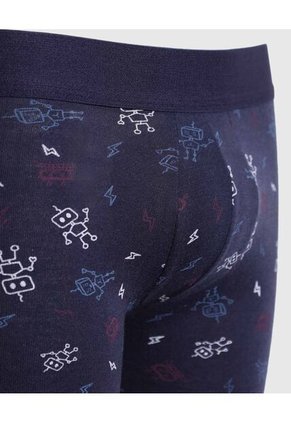 Pantaloncillo Infantil Niño Boxer Filete Medio Color Negro Marca Ostu #80000089