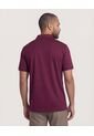 Polo  Para Hombre Cuello Maquina Sin Bolsillo Color Vino Marca Ostu #60110831 de Ostu