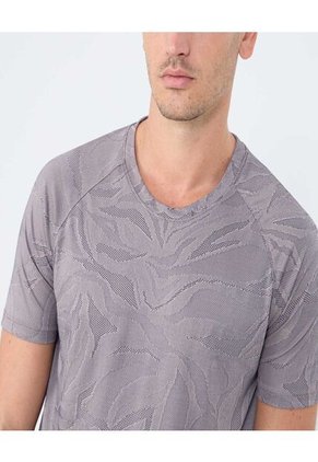 Camiseta Para Hombre Manga Corta Color Café Oscuro Marca Ostu #60091488