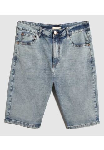 Bermuda Para Hombre  Color Azul Claro Marca Ostu #60100407 Ostu