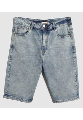 Bermuda Para Hombre  Color Azul Claro Marca Ostu #60100407