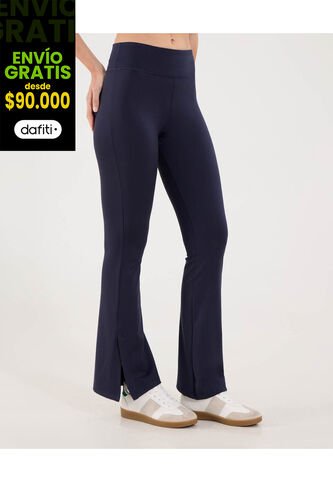 Leggins Para Mujer Flare Color Azul Marca Ostu #40230609 Ostu