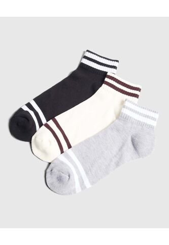 Medias Para Hombre Tobillera Color Negro Marca Ostu #60980306 Ostu