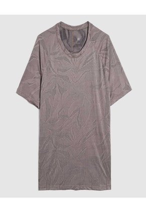 Camiseta Para Hombre Manga Corta Color Café Oscuro Marca Ostu #60091488