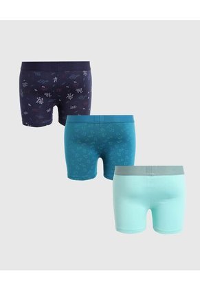 Pantaloncillo Infantil Niño Boxer Filete Medio Color Negro Marca Ostu #80000089