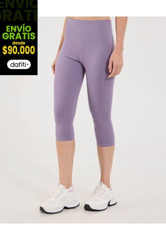 Leggins Para Mujer Medio Color Lila Marca Ostu #40230617 Ostu