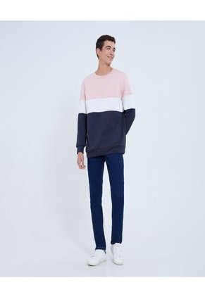 Buzo Para Hombre Cuello Redondo Color Rosa Marca Ostu #60060496