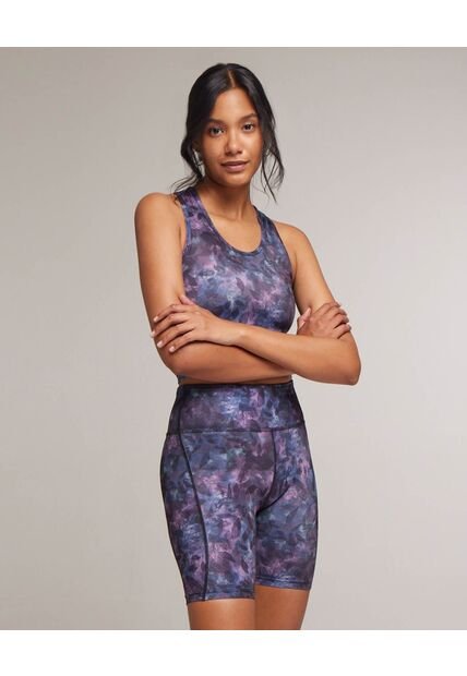 Leggins Para Mujer Corto Color Azul  Marca Ostu #40230435