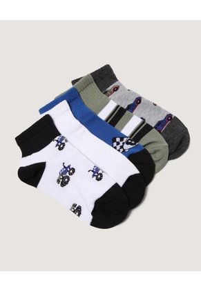 Medias Infantil Niño Tobillera Color Negro Marca Ostu #80980155