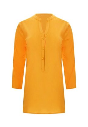 Blusa Para Mujer Manga 3/4 Color Amarillo  Marca Ostu #40120384