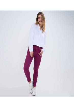 Blusa Para Mujer Manga 3/4 Color Blanco Marca Ostu #40120806