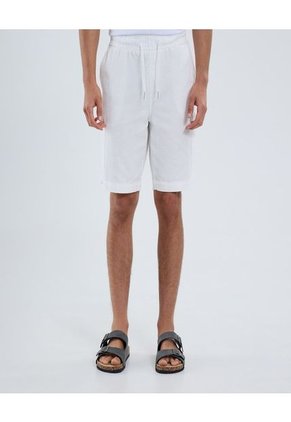 Bermuda Para Hombre Regular Corto Color Crema Marca Ostu #60100426