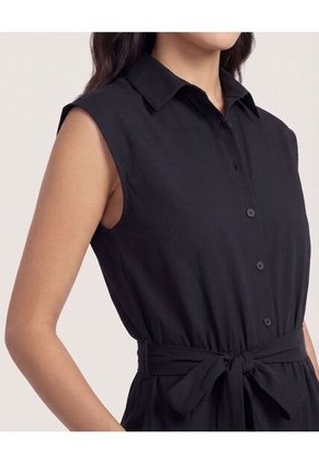 Enterizo Para Mujer Manga Sisa Color Negro Marca Ostu #40320116