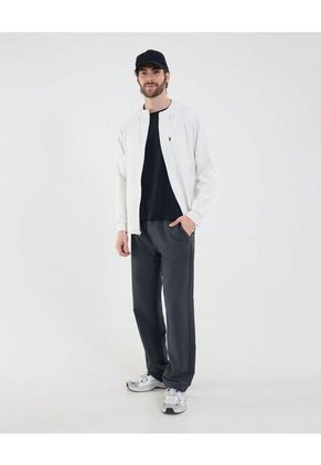 Buzo Para Hombre Zipper Color Crema Marca Ostu #60060506